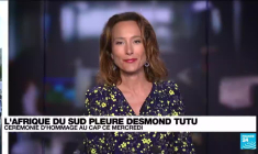 Afrique du Sud : cérémonie d'hommage à Desmond Tutu au Cap