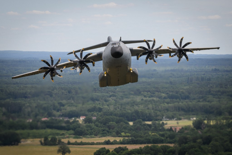 Un Airbus A400M, en juin 2026 (illustration) ( AFP / LOIC VENANCE )