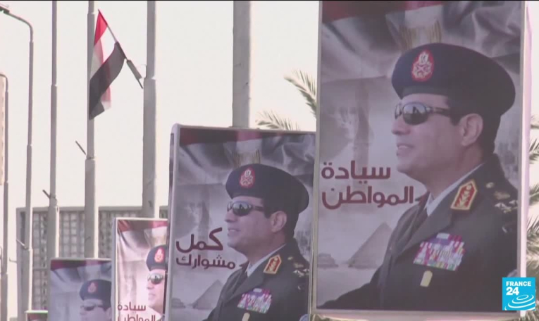 En Egypte, Abdel Fattah al-Sissi brigue sans surprise un 3e mandat