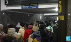 À la gare de Lviv, le désespoir des réfugiés ukrainiens