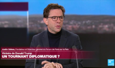 "Donald Trump n'est pas un va-t-en-guerre", estime l'historien Justin Vaïsse