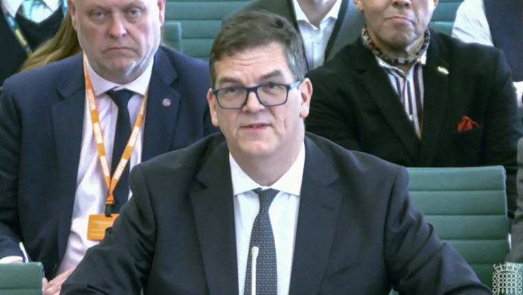 L'ancien haut responsable de la diplomatie britannique Olly Robins, à Londres le 21 avril 2026 ( PRU / Handout )