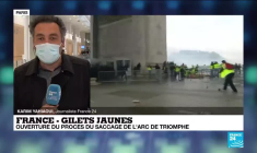 Gilets jaunes : ouverture du procès du saccage de l'Arc de Triomphe