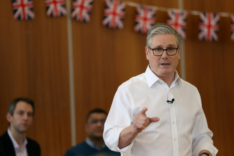 le Premier ministre britannique Keir Starmer, le 10 février 2026 au nord de Londres ( POOL / Suzanne Plunkett )