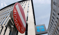 Logo de l'OPEP à son siège à Vienne