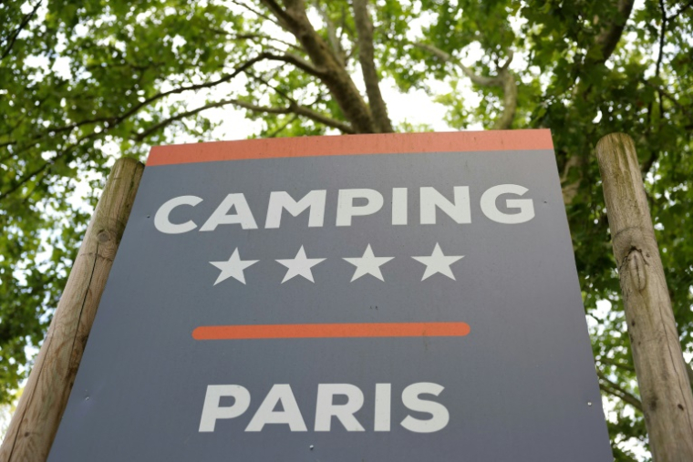 Créé dans les années 1950, l'unique camping intramuros de Paris a été profondément rénové après que le groupe Huttopia en a décroché la délégation de service public en 2011 ( AFP / Thomas SAMSON )