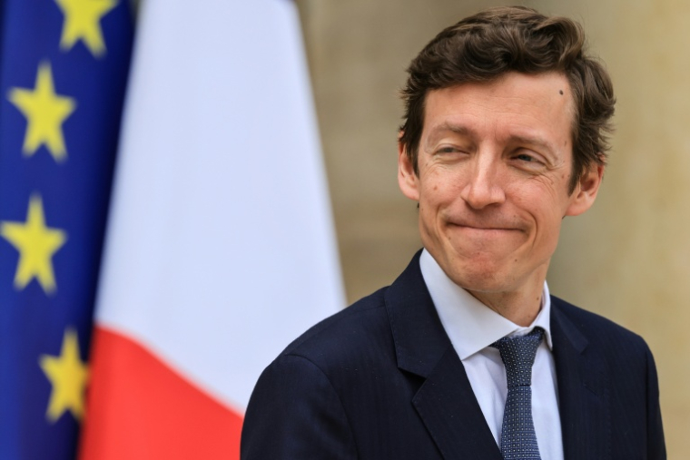 Le ministre de l'Education Edouard Geffray à l'Elysée, le 20 mai 2026 à Paris ( AFP / Ludovic MARIN )
