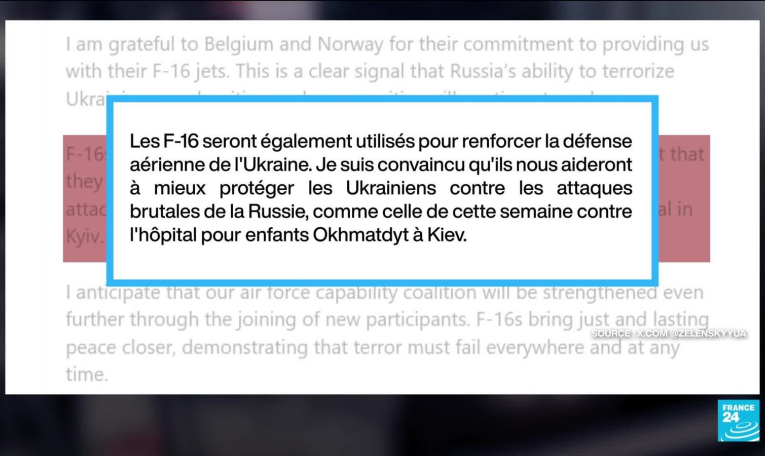 Les avions F-16 vont aider l'Ukraine à se défendre, sans être la solution miracle