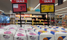 Les produits de Thanksgiving en vente dans les supermarchés californiens