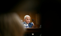 Anthony Fauci lors de son audition par une commission du Sénat américain, à Washington DC, le 29 juillet 2026 ( AFP / Alex WROBLEWSKI )