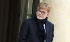 Marc Fesneau à Paris le 28 février 2024.  ( AFP / KIRAN RIDLEY )