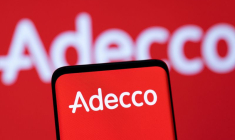 Photo d'illustration du logo d'Adecco