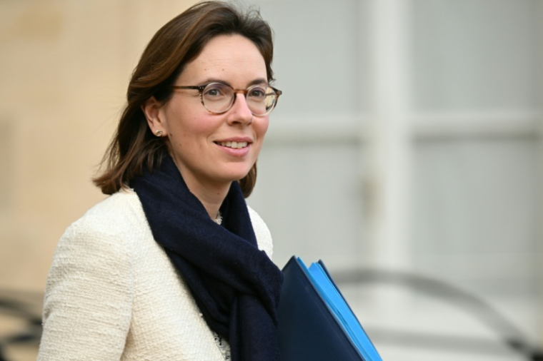 La nouvelle présidente de la Cour des comptes, Amélie de Montchalin, le 11 février 2026 devant l'Elysée, à Paris ( AFP / Bertrand GUAY )