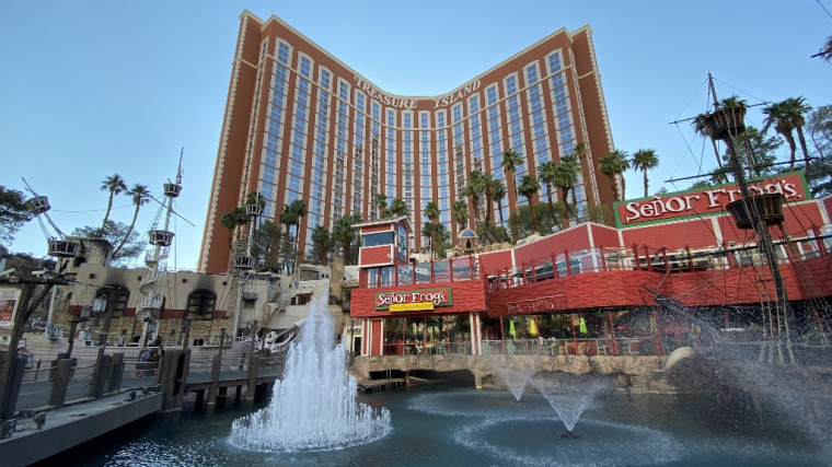 L'hôtel Treasure Island, à Las Vegas, en 2020 ( AFP / DANIEL SLIM )