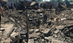 UKRAINE: LA VILLE DE MYKOLAÏV, PRÈS D'ODESSA, SECOUÉE PAR DES EXPLOSIONS