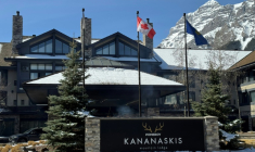L'hôtel Pomeroy de Kananaskis, ici vu le 14 avril 2025, va accueillir le sommet du G7 du 15 au 17 juin, dans l'Alberta ( AFP / Daniel SLIM )