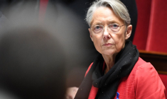 Élisabeth Borne à Paris, le 28 mars 2023. ( AFP / BERTRAND GUAY )