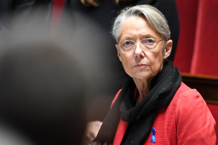 Élisabeth Borne à Paris, le 28 mars 2023. ( AFP / BERTRAND GUAY )