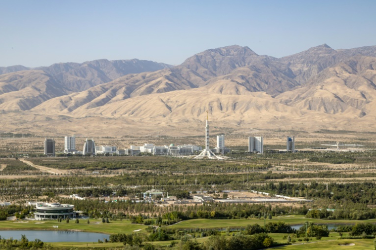 La capitale du Turkménistan, Achkhabad, le 2 août 2025 ( AFP / STRINGER )