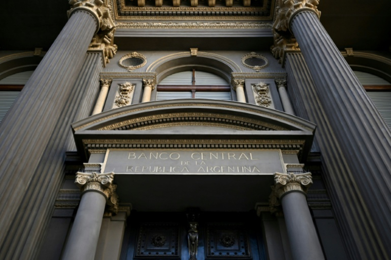 La Banque centrale d'Argentine à Buenos Aires, le 14 avril 2025 ( AFP / Luis ROBAYO )