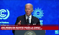 Joe Biden en Égypte pour la COP27 : "les États-Uns atteindront leurs objectifs d'ici 2030"