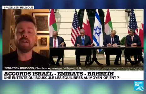 Eclairage du chercheur Stéphane Boussois sur FRANCE 24- Accords Israël-Emirats-Bahreïn