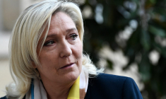 Marine Le Pen à Paris, le 22 septembre 2022. ( AFP / STEPHANE DE SAKUTIN )