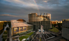 Le Parlement européen de Strasbourg, le 9 juin 2024 ( AFP / SEBASTIEN BOZON )