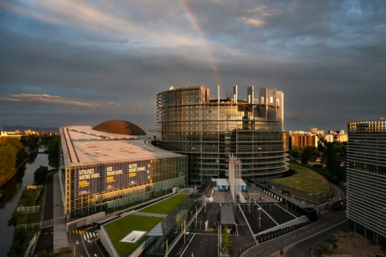 Le Parlement européen de Strasbourg, le 9 juin 2024 ( AFP / SEBASTIEN BOZON )