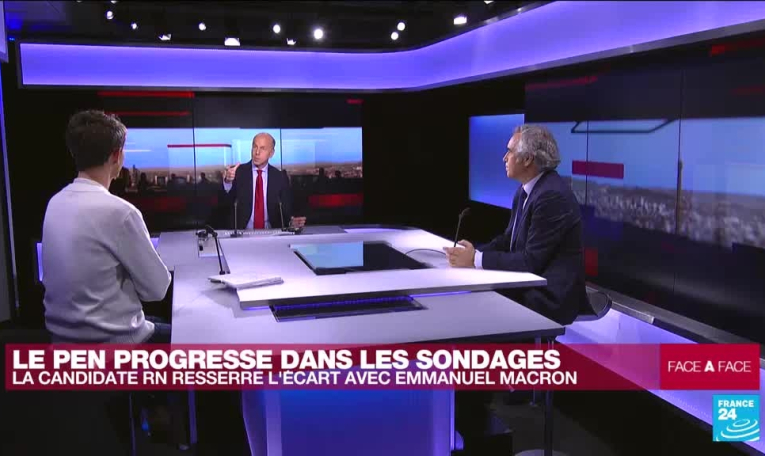 Présidentielle 2022 : Marine le Pen resserre l'écart avec Emmanuel Macron