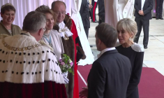 Macron arrive à Londres pour un banquet lors du deuxième jour de sa visite d'État