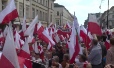 Présidentielle en Pologne: rassemblement en soutien au candidat nationaliste à Varsovie