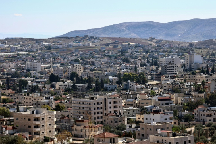 La ville de Toubas en Cisjordanie occupée, le 26 novembre 2025 ( AFP / Zain JAAFAR )