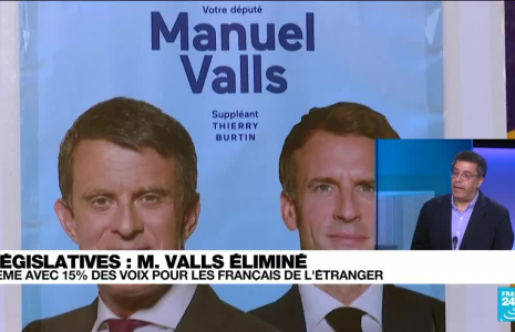 Législatives en France : fiasco pour l'ancien Premier ministre Manuel Valls