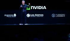 Jensen Huang, PDG de Nvidia, à Washington DC, le 28 octobre 2025 ( AFP / JIM WATSON )