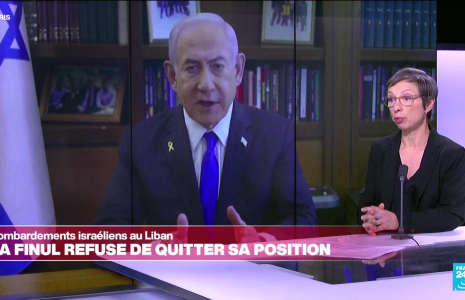 Netanyahu appelle le secrétaire général de l'ONU à mettre les Casques bleus au Liban "à l'abri immédiatement"