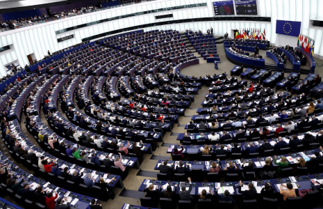 Le Parlement européen à Strasbourg. ( AFP / FREDERICK FLORIN )