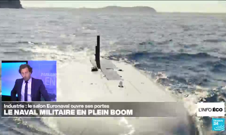 Le salon Euronaval s'ouvre près de Paris dans un contexte de réarmement mondial