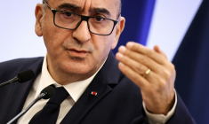 Le ministre de l'Intérieur Laurent Nuñez à Paris le 29 octobre 2026 ( AFP / SIMON WOHLFAHRT )