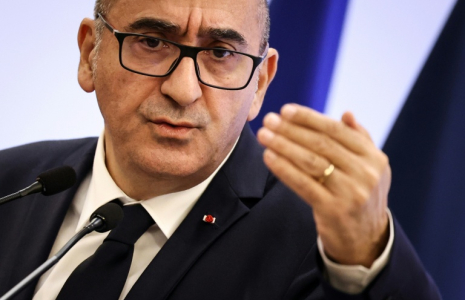 Le ministre de l'Intérieur Laurent Nuñez à Paris le 29 octobre 2026 ( AFP / SIMON WOHLFAHRT )