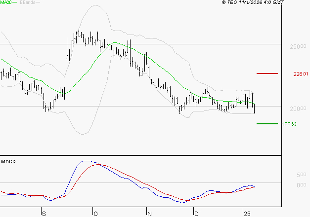 VUSIONGROUP : Attendre un test du support