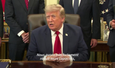 Les Etats-Unis frappent "très fort" l'Iran, dit Trump