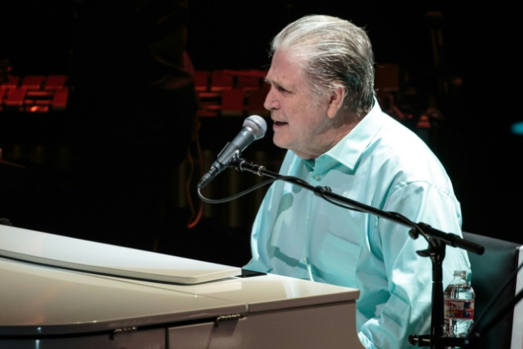 Brian Wilson, cofondateur des Beach Boys, en concert à Austin (Texas), le 13 mai 2017 ( AFP / SUZANNE CORDEIRO )