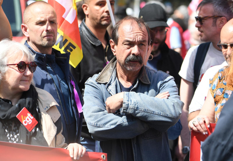 Philippe Martinez, secrétaire général de la CGT. ( AFP / ALAIN JOCARD )