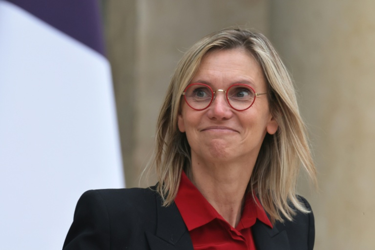 La ministre de la Transition écologique du gouvernement démissionnaire, Agnès Pannier-Runacher le 3 septembre 2025, à Paris ( AFP / Ludovic MARIN )