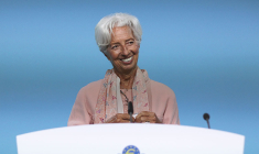 Christine Lagarde, présidente de la BCE s'est voulue rassurante sur l'accélération de l'inflation à 3% en août, due selon elle à des éléments conjoncturels. (© D. Rolant/ AFP)