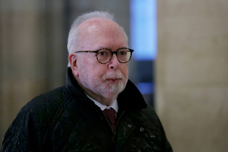 Wallerand de Saint-Just, le 3 février 2026 à la cour d'appel de Paris ( AFP / Thomas SAMSON )