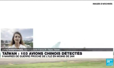 Taïwan a détecté 103 avions de guerre chinois autour de l'île