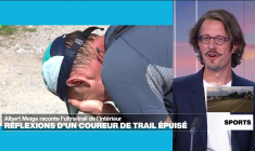 Ultra -trail : les réflexions d'Albert Meige, coureur de trail épuisé dans son livre "Kilomètre 360"