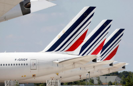 Des avions Air France à l'aéroport Roissy-Charles-de-Gaulle